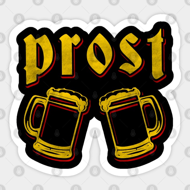 Prost (Cheers) Après Ski T-Shirt Sticker by awesomemerch2